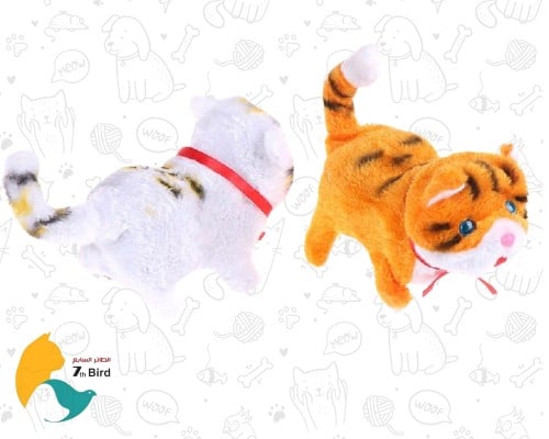 العاب وتسالي القطط قطة مصدرة لصوت المواء من سفين ب...