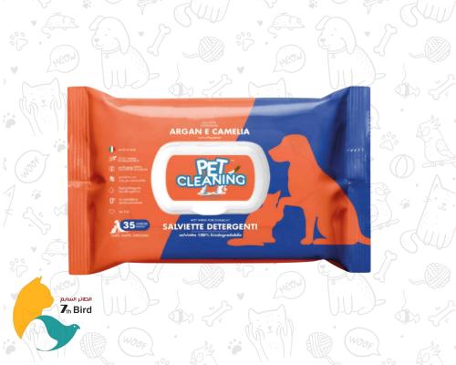 بيت كليننج مناديل مبللة للكلاب و القطط برائحة الار...