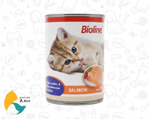 بيولين طعام رطب للقطط البالغة بالسلمون 375g