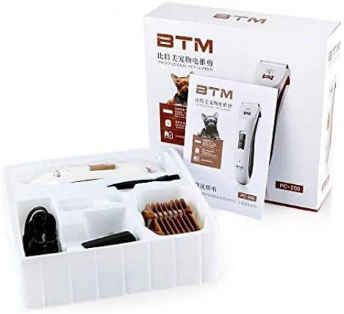 ماكينة حلاقة بي تي ام للكلاب والقطط