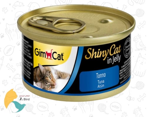 جيم كات طعام رطب للقطط شايني كات بالتونة في جيلي 7...
