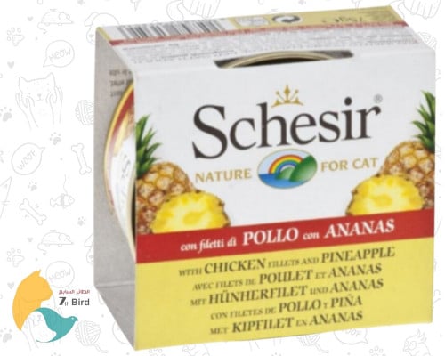 شيزر طعام رطب للقطط بالدجاج مع الاناناس 75g