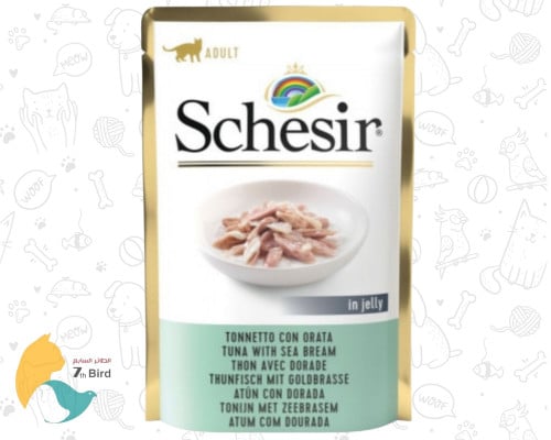 شيزر طعام رطب للقطط البالغة بالتونا والدنيس 85g