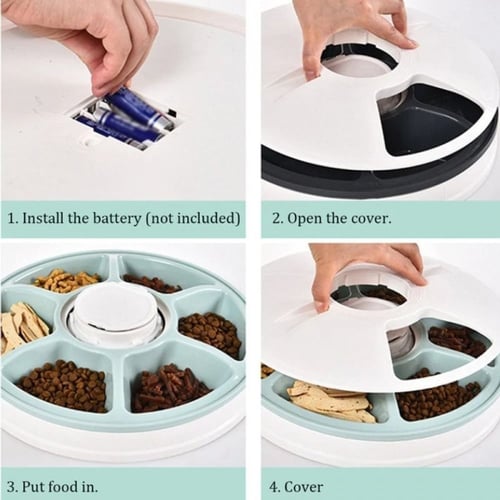 جهاز التزويد الآلي لطعام الحيوانات الأليفة من سيفن...