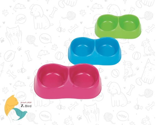 طبق بلاستيك مزدوج 0.3 لتر من سيفن بيرد