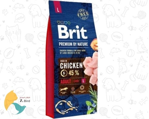 بريت طعام جاف للكلاب البالغة من السلالات الكبيرة ب...