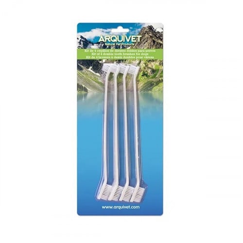 مجموعة فرشاة لاسنان ،القطط والكلاب الصغيرة .قطع 4،