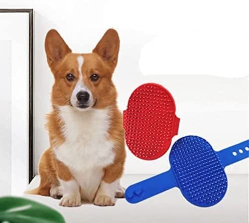 فرشاة فرو بلاستيكية للكلاب الوان متعددة