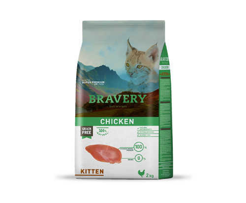 برايفري اكل قطط للكيتن بالدجاج 2 كغ Dry food