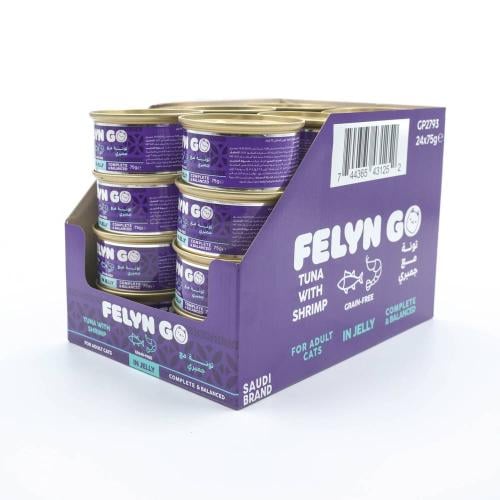 كرتون فيلاين قو طعام رطب معلبات تونة مع الروبيان ف...