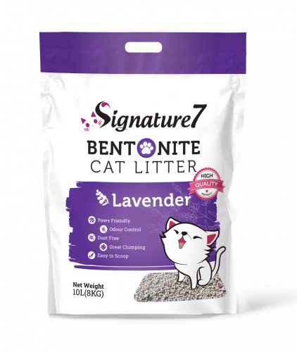 رمل سيقنتشر برائحة الافندر للقطط 10 لتر