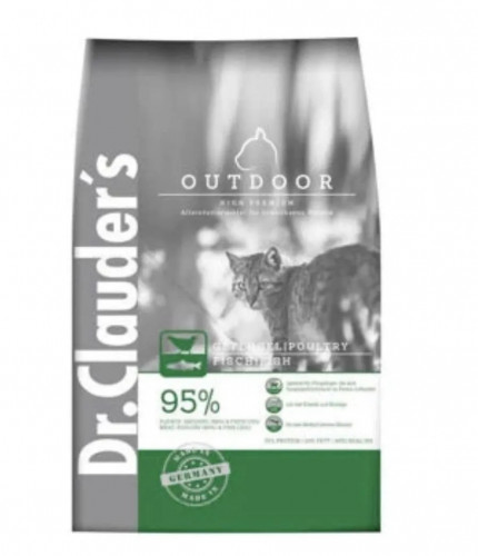 دكتور كلودر طعام جاف أوتدور كات هاي بريميوم 4كغ