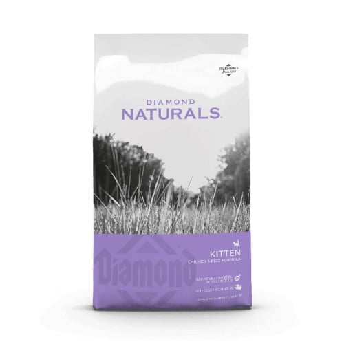 طعام جاف دايموند ناتشورال للقطط الصغيرة بنكهة الدج...