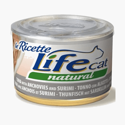 لايف كات - تونا مع الانشوفة و السوريمي 150 غ
