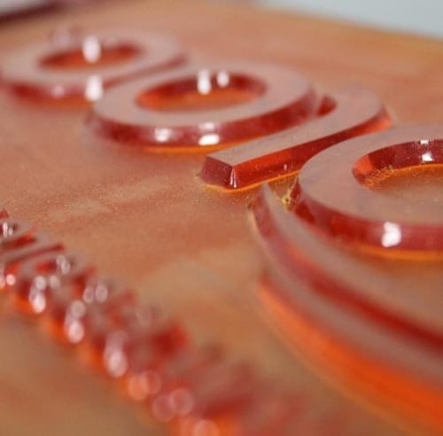 Manufacturing a single-color stamp for paper cups
