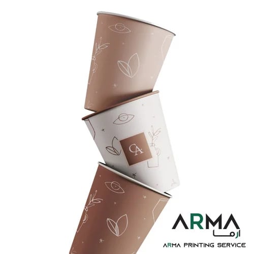 Printing on a 4-ounce single mug with two colors l...