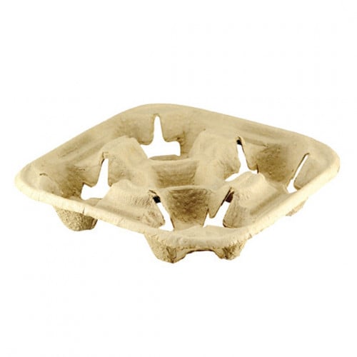 حامل اكواب الورقية كرافت عدد 4 كوب شد 250 حبة