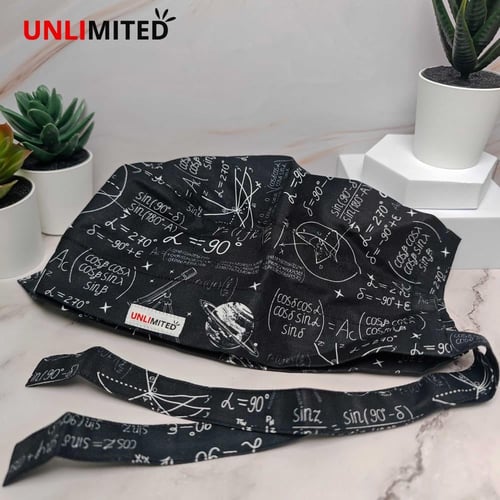 قبعة رأس جراحية بنقشة معادلات فيزيائية – Scrub Cap...