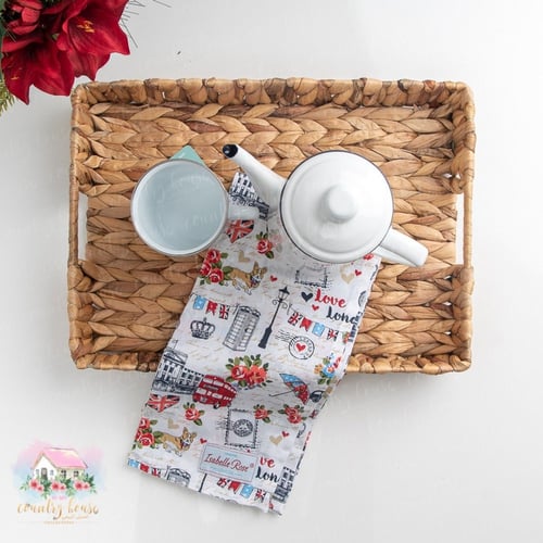 0851 مفرش لندن المميز كبير من إزابيل روز