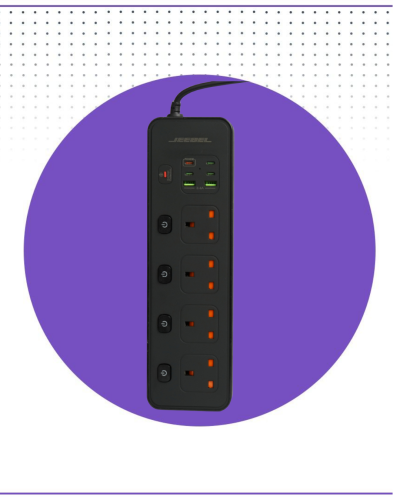 توصيلة كهرباء فولتكس جيبل | بقدرة 3250 واط 4 منافذ...