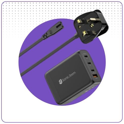 منصة شحن 100 واط GaNpro من SONIC pd-063BL