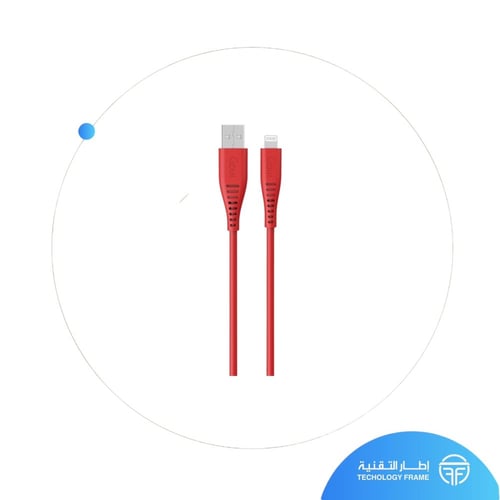 كابل ايفون USB سيليكون 1.5 متر Goui