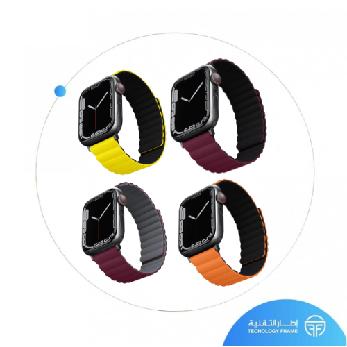 سوار ساعة نايلون مغناطيسي وجهين OKUP للمقاسات 42-4...