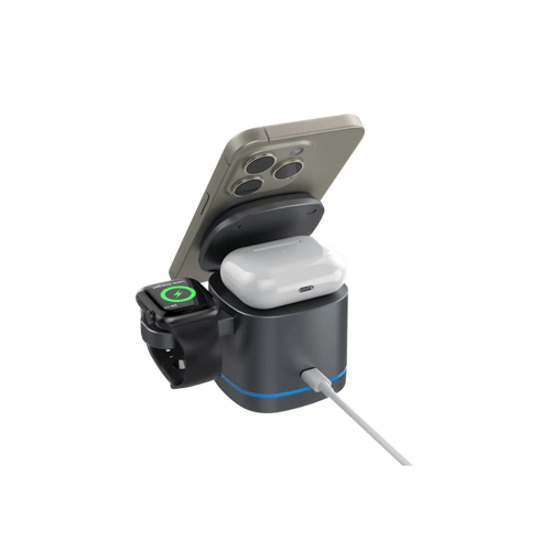 شاحن لاسلكيي 3 في 1 متعدد المنافذ مغناطيسي PAWA