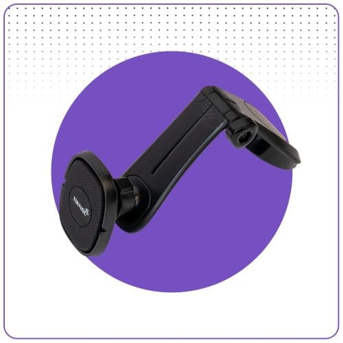 حامل جوال مغناطيسي 360 درجة - تصميم آمن للقيادة، ت...