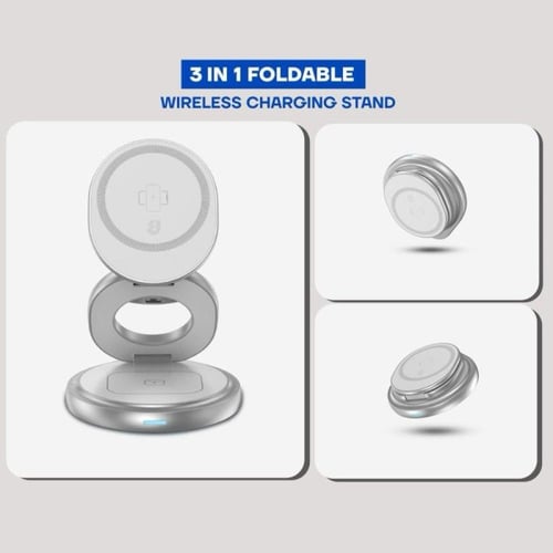 منصة الشحن اللاسلكية 3 في 1 شحن ذكي Sonic Jeem