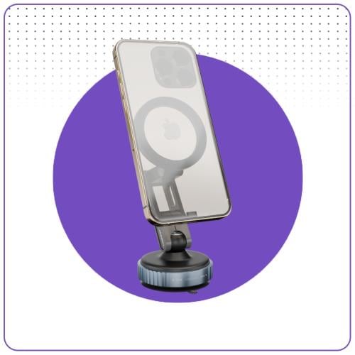 حامل جوال مغناطيسي متعدد المفاصل بزاوية دوران 360°...