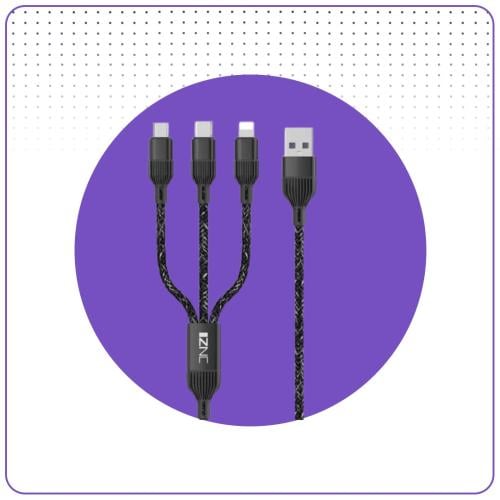 كيبل متعدد الاستخدام IZNC اسود C33