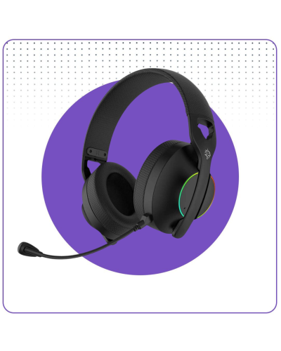 سماعة راس لاسلكية بلوتوث للألعاب صوت نقي وقوي RGB...