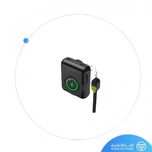 باور بانك قوة 20000 الف شاحن لاسلكي 15 واط مع كابل...