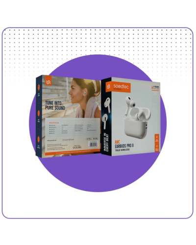 سماعة ايربودز برو 2 بلوتوث صوت نقي ومكالمات فائقة...