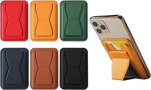 مسكة جوال مع محفظة تصميم انيق وعصري