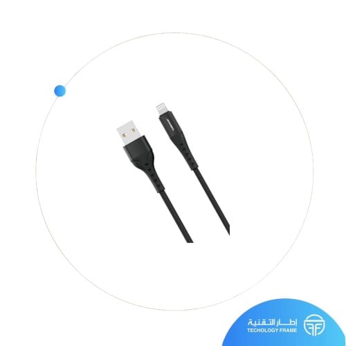 كيبل ايفون USB قماش معتمد ابل 2متر JEEBEL