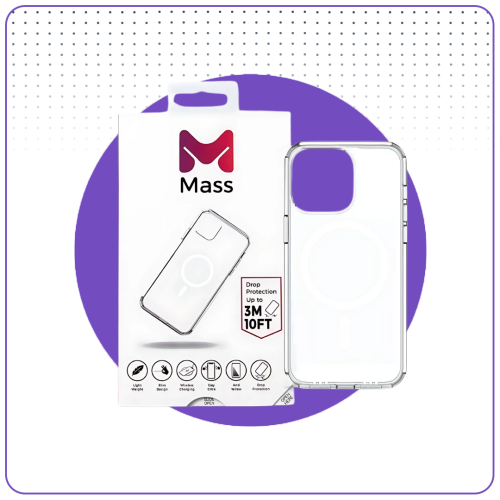 كفر آيفون شفاف MagSafe - كريستال كلير MASS
