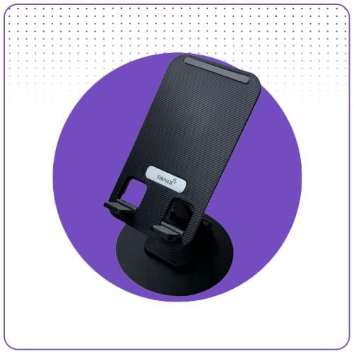 حامل مكتبي دوارن 360° للجوال والتابلت TiKNAL