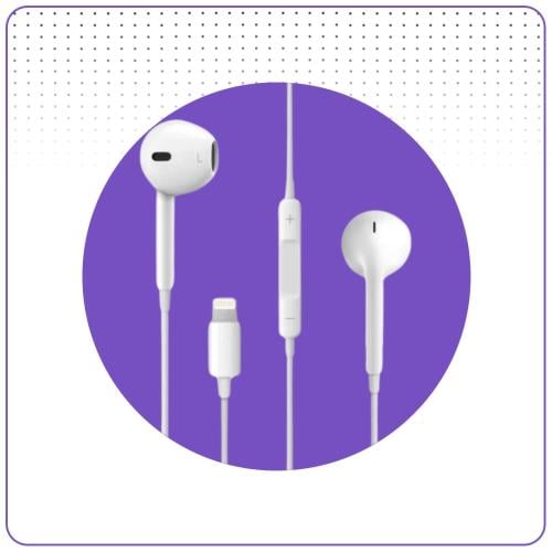 سماعة ايفون سلك شبيهة ابل صوت واضح ونقي