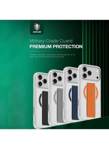 كفر ماج سيف شفاف مسكة اجهزة 17 GREEN Lion