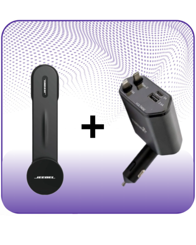 عرض حامل جوال مغناطيس من جيبل +شاحن سيارة 4 في 1 1...