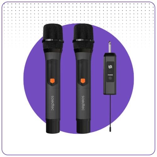 ميكرفون لاسلكي قابل لاعادة الشحن PORODO SOUNDTEC