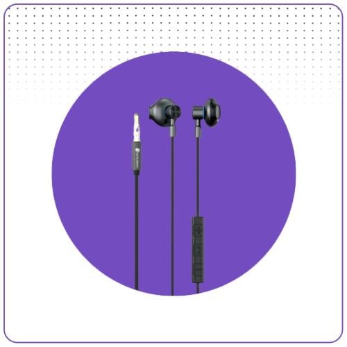 سماعة مسمار SONIC SJ602A AUX صوت واضح وتحكم متكامل