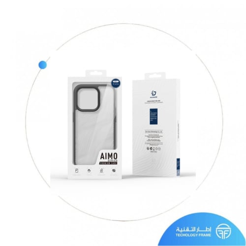 كفر شفاف اطار اسود Aimo