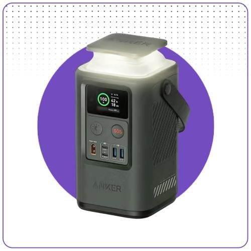 محطة طاقة متنقلة بطارية رحلات صغيرة أنكر 192 واط/س...