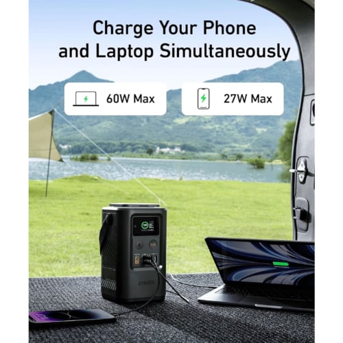 محطة طاقة متنقلة بطارية رحلات صغيرة أنكر 192 واط/س...