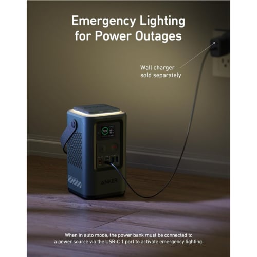 محطة طاقة متنقلة بطارية رحلات صغيرة أنكر 192 واط/س...