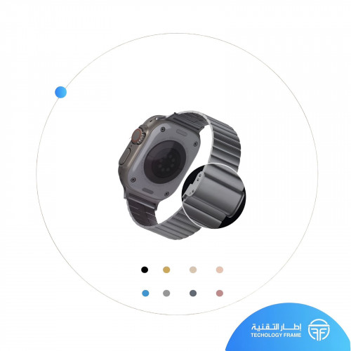 سوار ساعة Spigen فاخر من فولاذ متين مناسب لمقاسات...