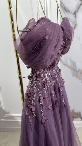 فستان أرجوان